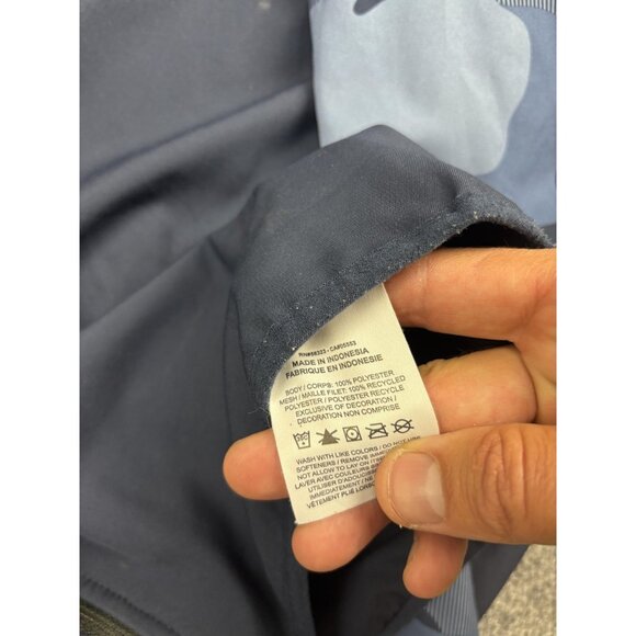 Nike Jacket Mens Small Navy Blue Camo Dri-FIT Hooded Full Zip Running Training - Picture 5 of 6